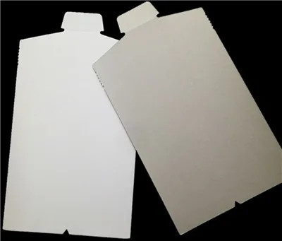 Kläder Duplex Whiteboard-papper, T-skjorta, skjorta, Klädförpackning, Grå bakgrund, Enkel-färgad whiteboardpapper för utskrift Vit Duplex-tavla med grå baksida för anpassade utskriftslösningar