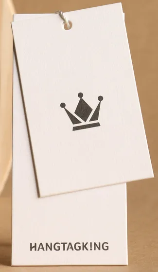 Skräddarsydda-klädetiketter, hängetiketter, skräddarsydda-klädetiketter, tillverka hängetiketter C1s White Elfenbenskartong Papperskartong