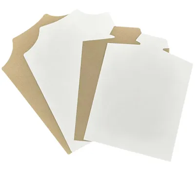 Garment T- Skjorta Foder Tyg Förpackning Kartong Skjorta Forming Board Papper Form Utskrift Bra kvalitet Vit Duplex Board med grå baksida