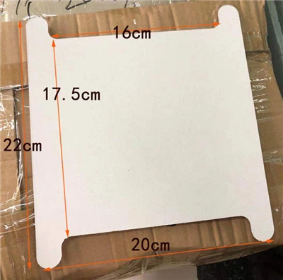 Ribbon Storage Kartong, tom kartong En sida bestruket elfenbenskartong Fbb-papper