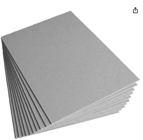 Worison A4 Size Grey Board Cardstock Paper Board 2mm Tjocklek Pack med 10 st